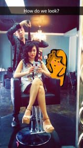 A snap from Cyrene Quiamco's Snapchat (cyreneq)