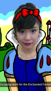 A snap from Cyrene Quiamco's Snapchat (cyreneq)