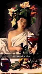 A snap from Christine Mi's Snapchat (miologie)