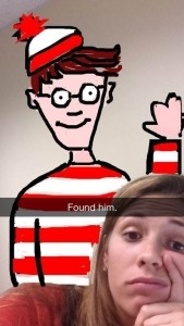 A snap from Dasha Battelle's Snapchat (dabttll)