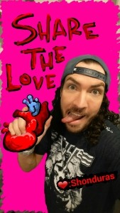 A snap from Shaun McBride's Snapchat (shonduras)