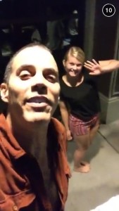 A snap from Steve-O's Snapchat (steveotv)