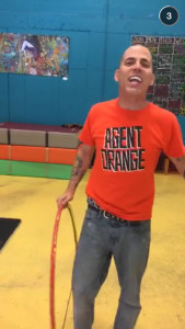 A snap from Steve-O's Snapchat (steveotv)