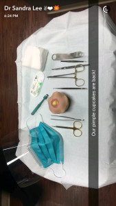 A snap from Dr. Sandra Lee's Snapchat (drpimplepopper)
