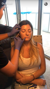 A snap from Dr. Michael Salzhauer's Snapchat (therealdrmiami)