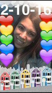 A snap from Dana Garrison's Snapchat (danagarrison)