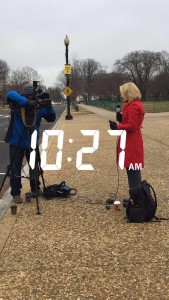 A snap from KPIX 5 CBS San Francisco Bay Area's Snapchat (kpixtv)