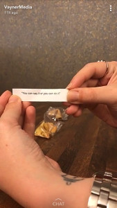 A snap from VaynerMedia's Snapchat (vaynermedia)