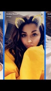 Andrea Russett | Snapchat Stories | October 3rd 2017